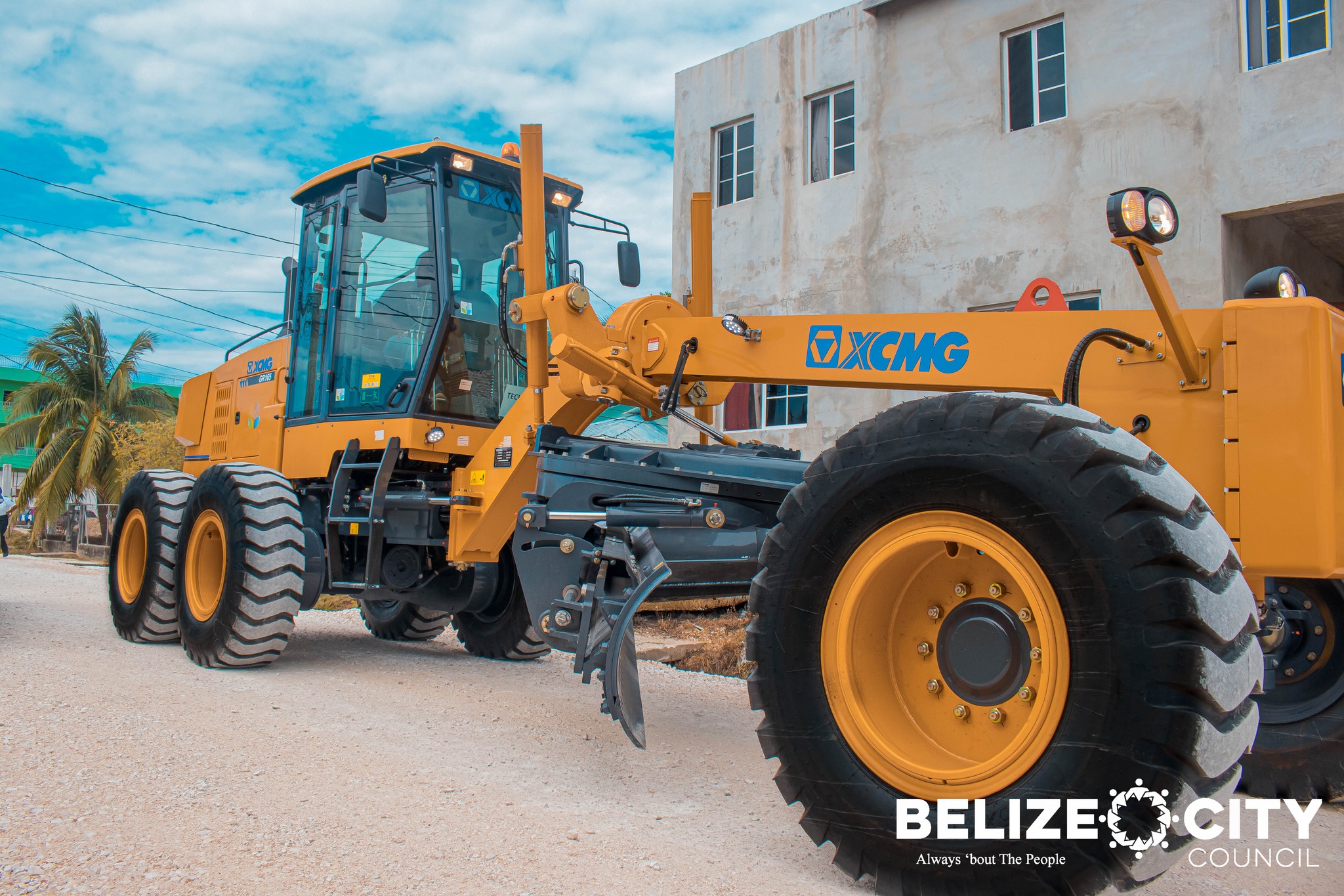 Belize City Council has purchased a new GR165 Motor Grader
