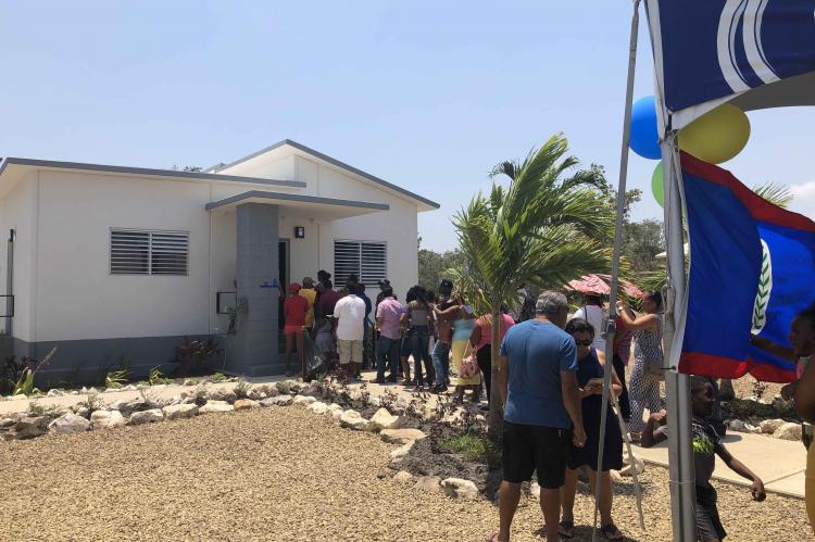 HRCU Members Viewing Two Bed Room Houses