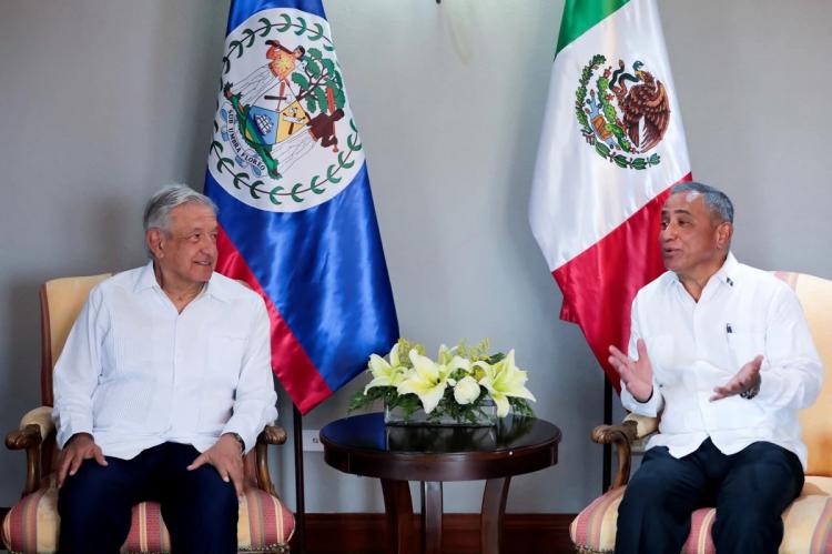 The Mexican president, Andres Manuel Lopez Obrador and Prime Minister John Briceño, were witnesses to a letter of intent to develop a program initiative dubbed the “Sembrando Vida” translated to mean “Planting Life” in English.