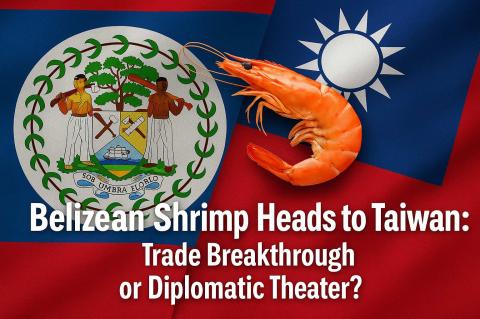 Belizean Shrimp Heads to Taiwan