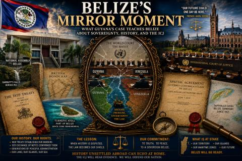 Belize's Mirror Moment.Image
