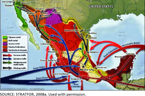 Drug Cartel Routes 