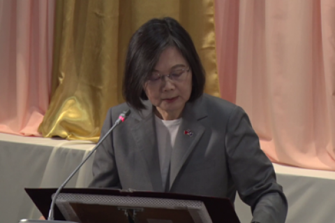 La presidenta de Taiwán, Tsai Ing-Wen
