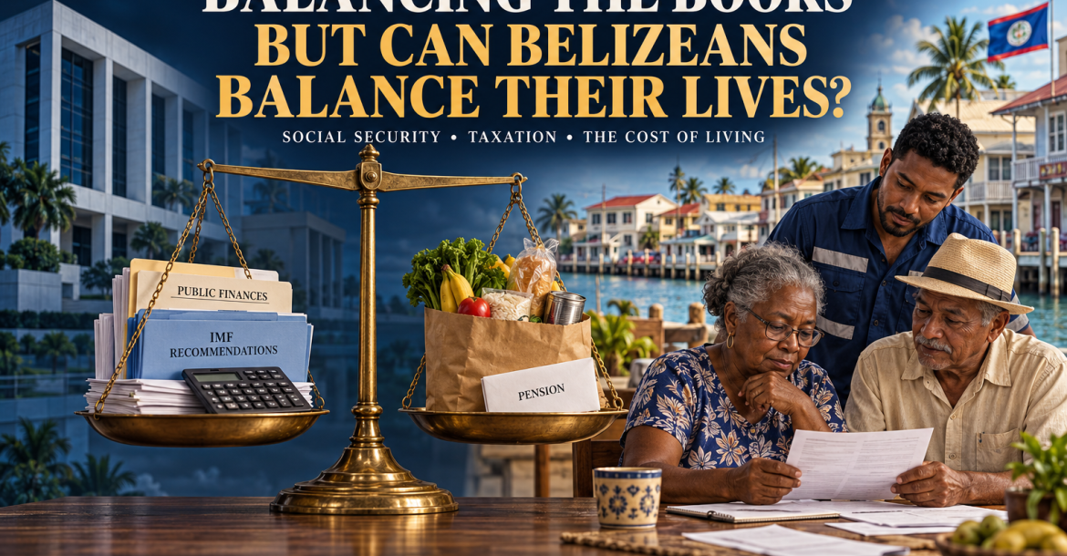 Balancing the Books. But can Belizeans Balanance their lives.Image