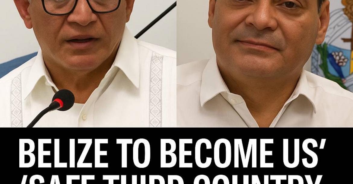 Prime Minister John Briceno and Foreign Minister Francis Fonseca (who is the Culprit) 