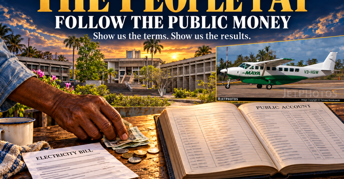 The People Pay. follow the Public Money.Image