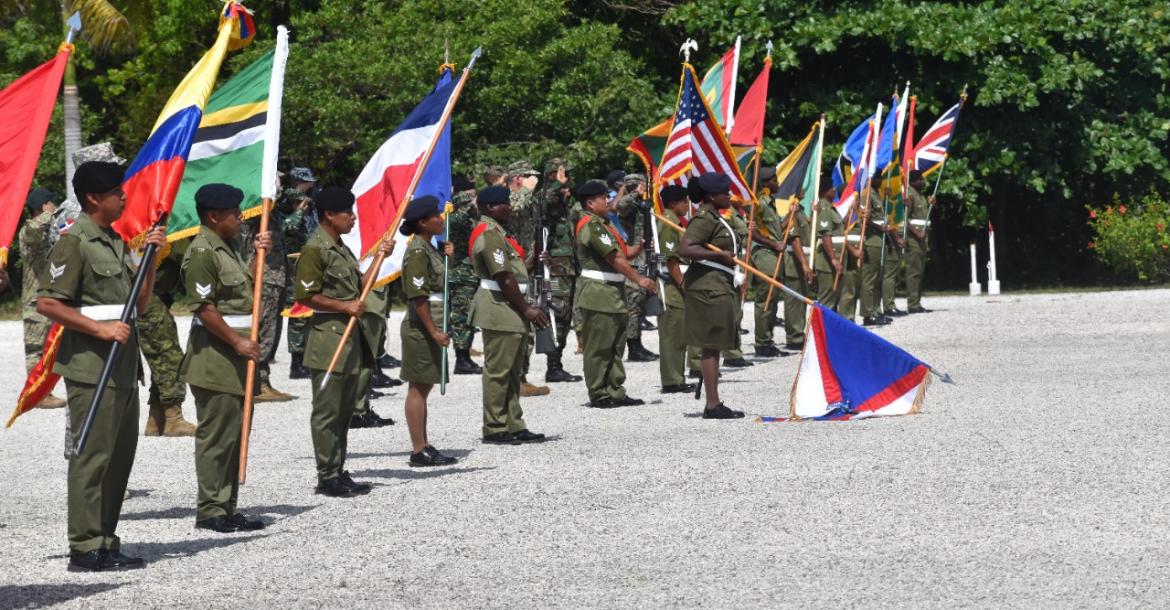 22 flagbearers’ representing this year’s participating countries. 