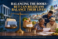 Balancing the Books. But Can Belizeans Balance Their Lives.Image