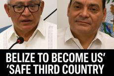 Prime Minister John Briceno and Foreign Minister Francis Fonseca (who is the Culprit) 