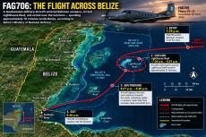 The Flight Across Belize.Image