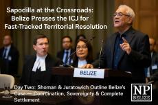 Belize's ASAD SHOMAN at the Hague